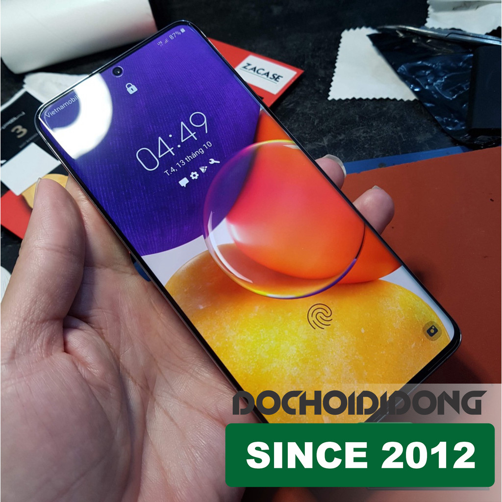 Miếng dán cường lực Samsung A82 5G Zacase keo UV cao cấp