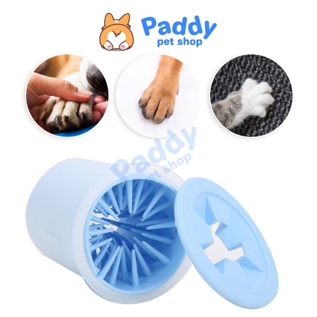 Cốc Rửa Chân Silicon Mềm Cho Chó Mèo