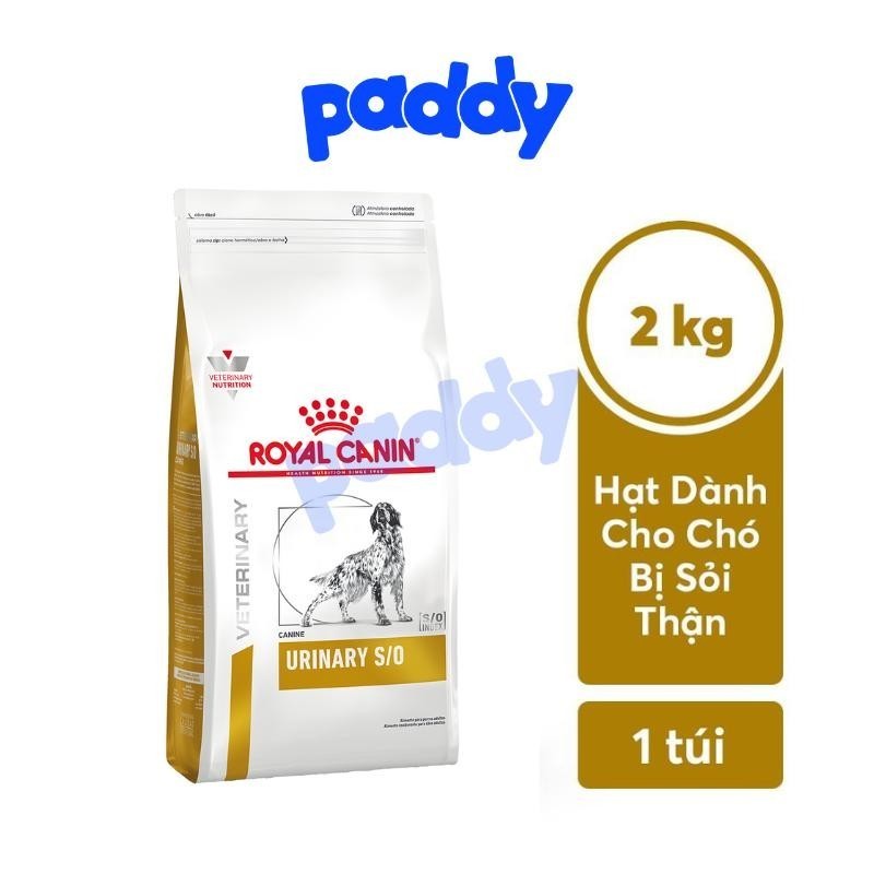 Hạt Cho CHÓ Sỏi Thận Royal Canin Urinary S/O 2kg