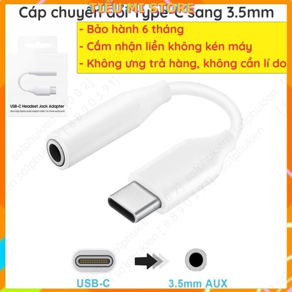 [Bảo hành 12Th] Cáp chuyển đổi, jack chuyển tai nghe Type C Type-C sang 3.5mm chính hãng Baesus Basu