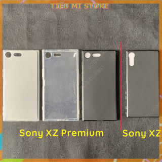 Ốp lưng Sony XZ (F8331) / XZ Premium (G8 142) loại dẻo trong, dẻo trong nhám và dẻo đen TPU ốp cao cấp, bền đẹp