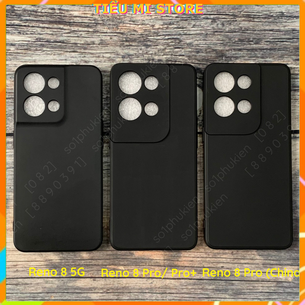 Ốp lưng Oppo Reno 8 5G/Reno 8 pro 5G/Reno 8 Pro+ (Plus)/Reno 8 Pro (bản quốc tế & bản nội địa) dẻo đ