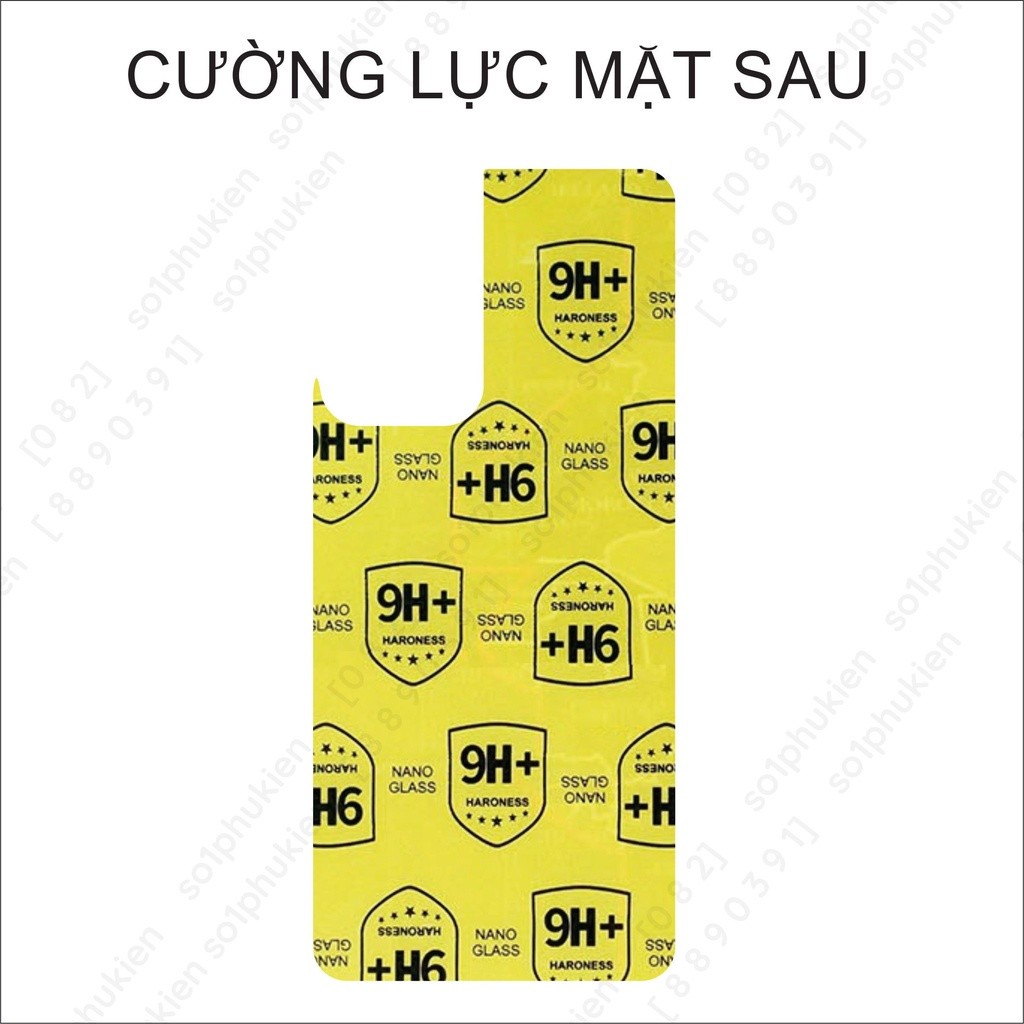 Dán cường lực mặt sau Samsung A53 5G A73 5G nano trong suốt, nhám chống vân tay
