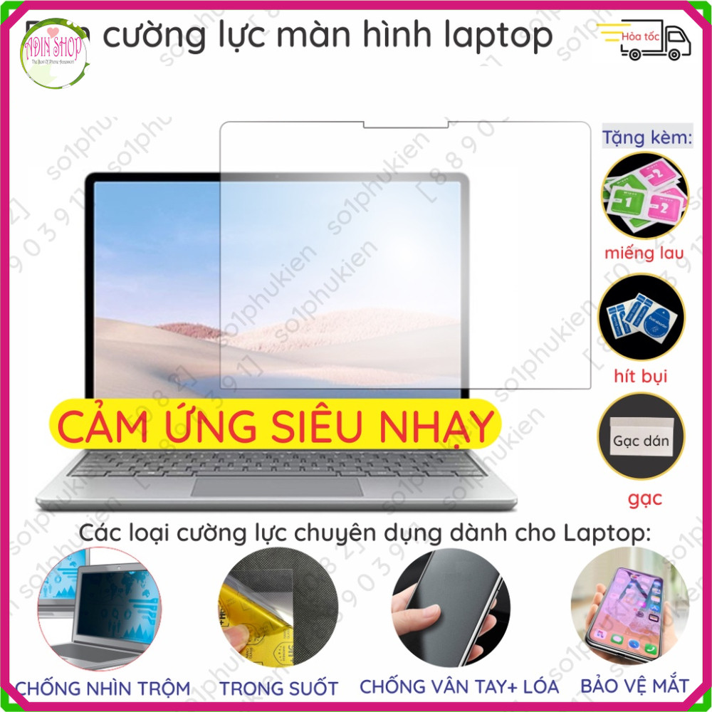 Dán màn hình cường lực Surface Laptop Go/ Surface Laptop Go 2 12.4 in/ Surface Go/ Surface Go 2 nano