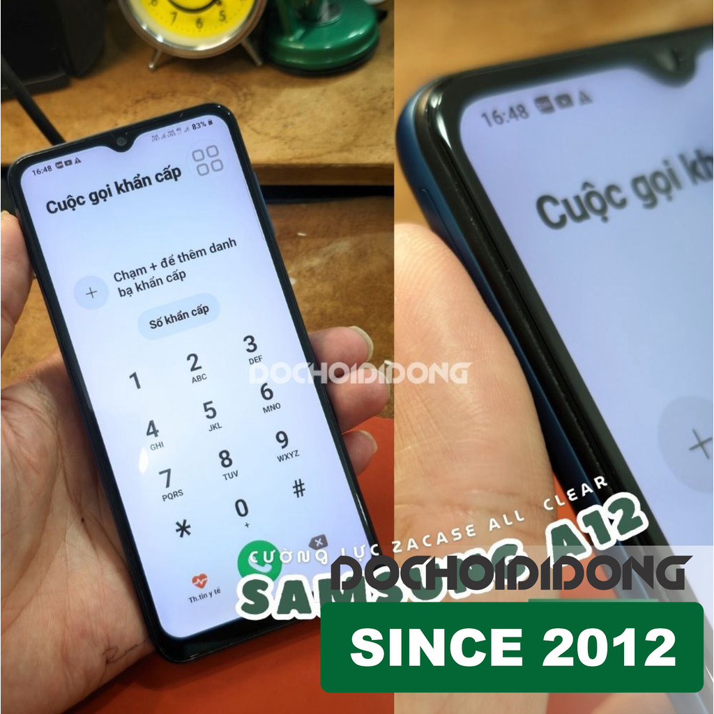 Miếng dán cường lực Samsung A12 M12 Zacase