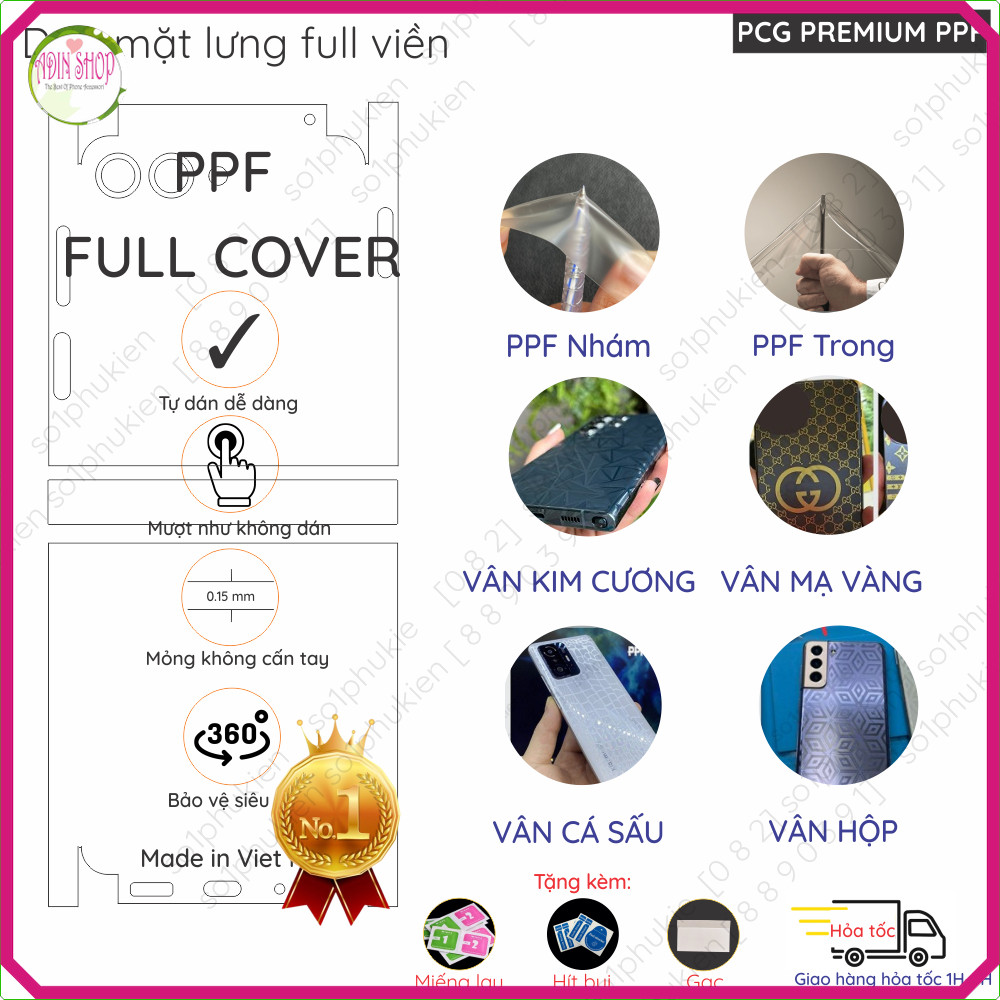 Dán PPF mặt lưng full viền cho Samsung ZFlip 7 7FE Z Flip 7 FE 6 5 (Flip7 FE Flip 6 Flip 5 ) chống t