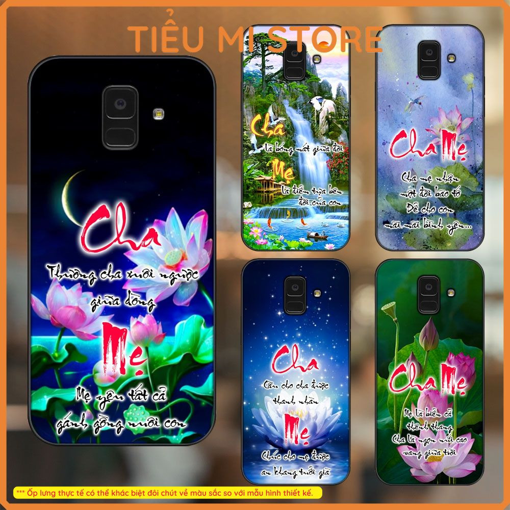 Ốp Samsung A6 2018/ A6 Plus/ J8 2018/ A8 2018/ J6 Plus 2018/ A8 Plus mặt lưng ép kính cường lực dẻo 
