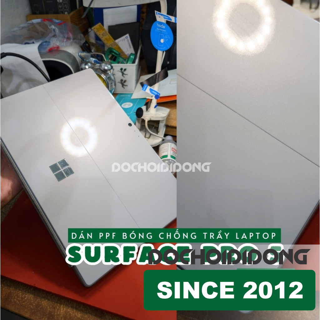 Miếng Dán PPF  Microsoft Surface Pro 5 Trong, Nhám Cao Cấp