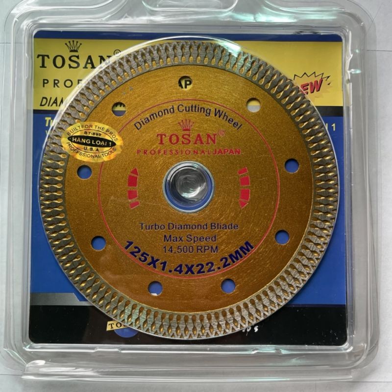 LƯỠI CẮT GẠCH TOSAN 125MM