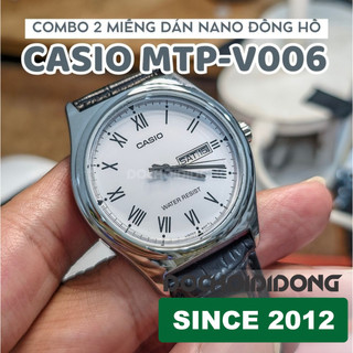 Combo 2 Miếng dán bảo vệ đồng hồ Casio MTP-V006 nguyên liệu nhựa nano cao cấp