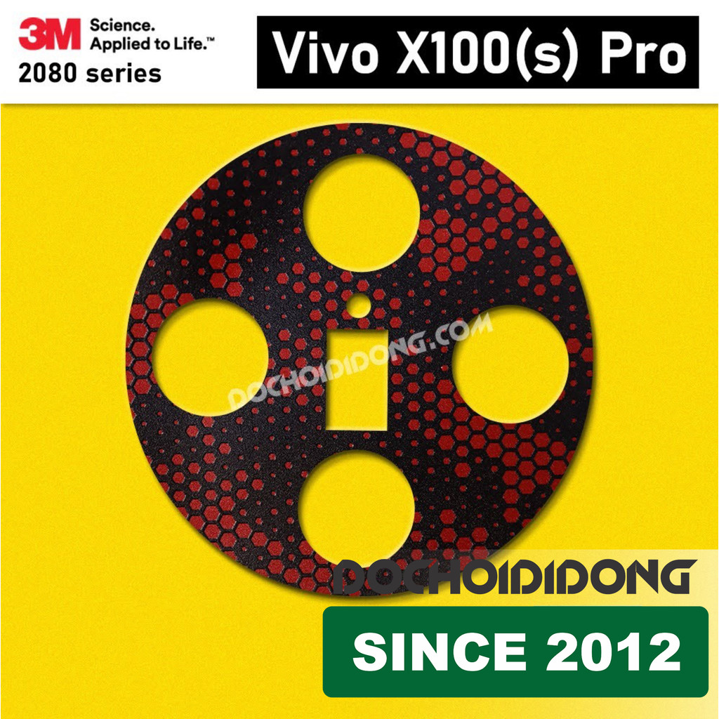 Miếng dán skin cụm camera Vivo X100 Pro - X100s Pro cao cấp phiên bản 3M 2080