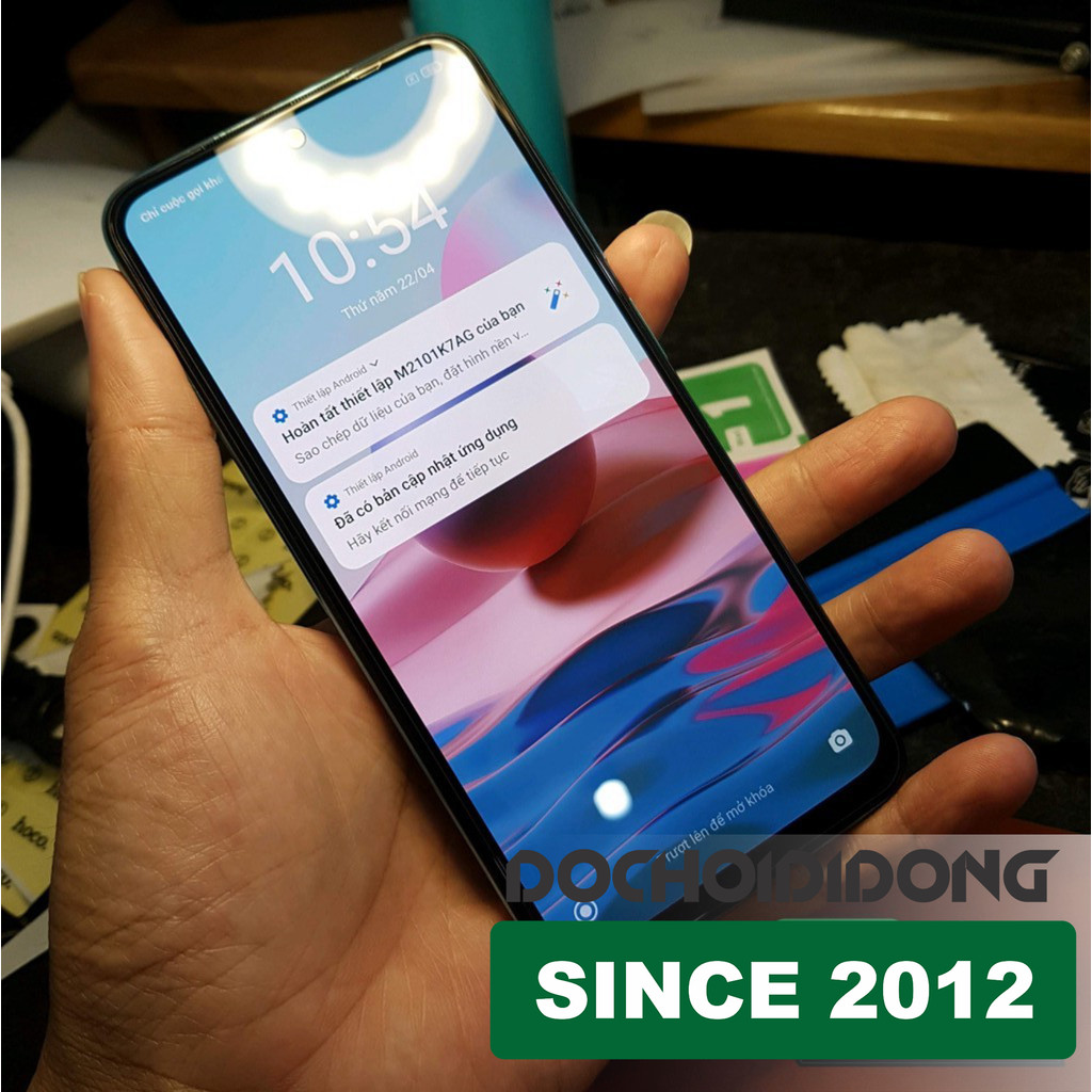 Miếng dán cường lực Xiaomi Redmi Note 10 Pro Zacase