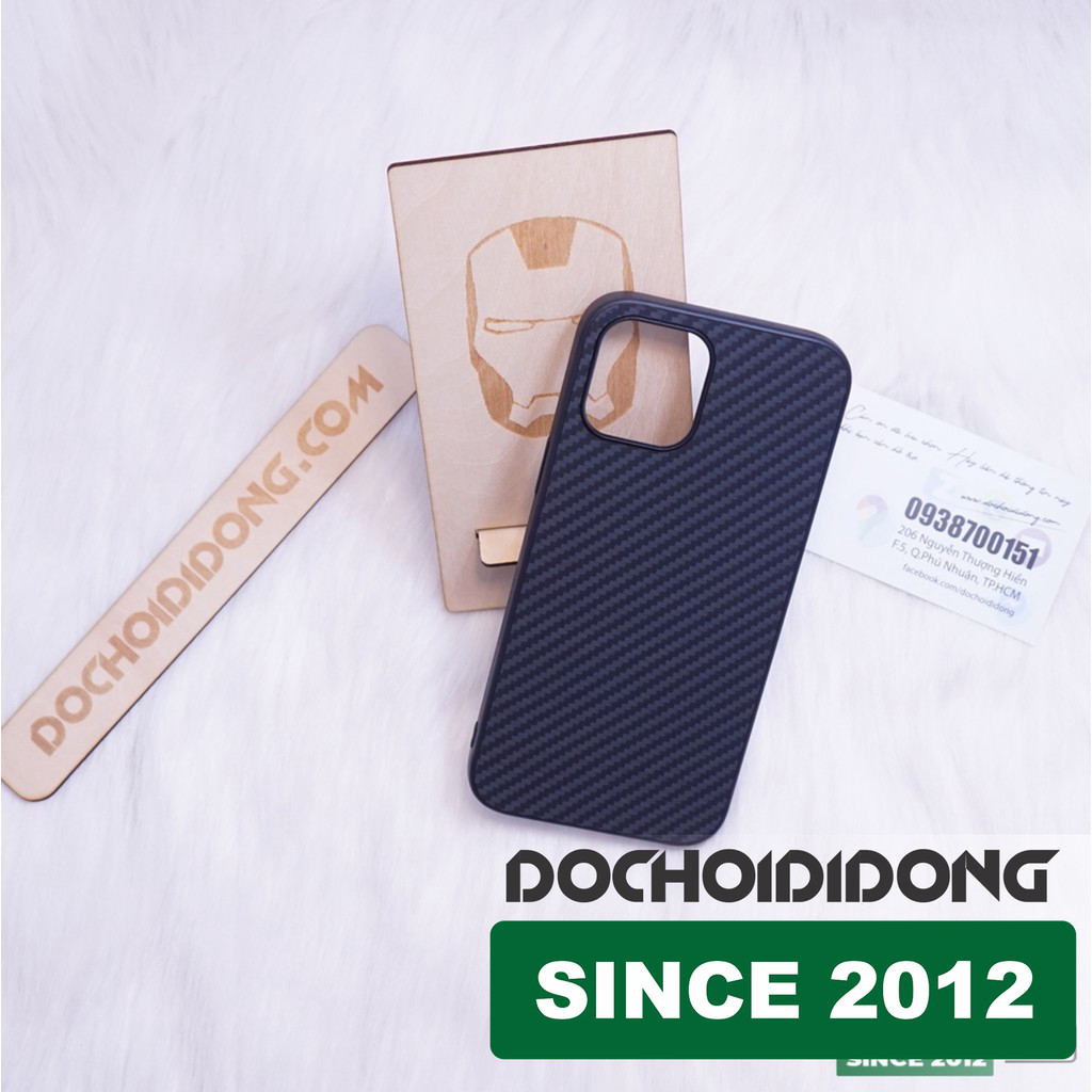 Ốp Lưng IPhone 12 Pro Max Mini Nillkin Carbon