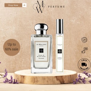 Nước Hoa Nữ J.o Ma.lo.ne Peony & Blush Suede, English Pear & Freesia hương hoa trong trẻo chiết 10ml
