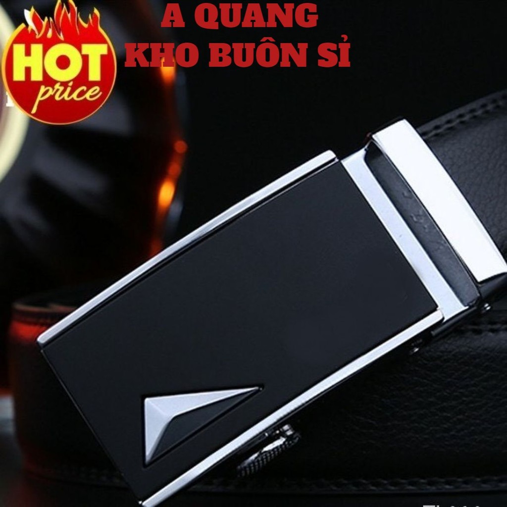[HÀNG HIỆU] Thắt Lưng Nam Khóa Tự Động Cao Cấp Dây Nịt Nam Da Bò 100% Chính Hãng Playboy Mạ Vàng Bạc