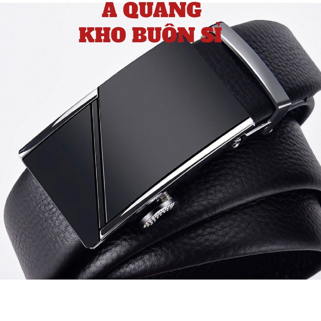 [DÂY LƯNG] Thắt Lưng Da Nam Da Bò 100% Hàng Hiệu Cao Cấp, Dây Nịt Nam Baellerry Mạ Vàng Bạc Nam Tính