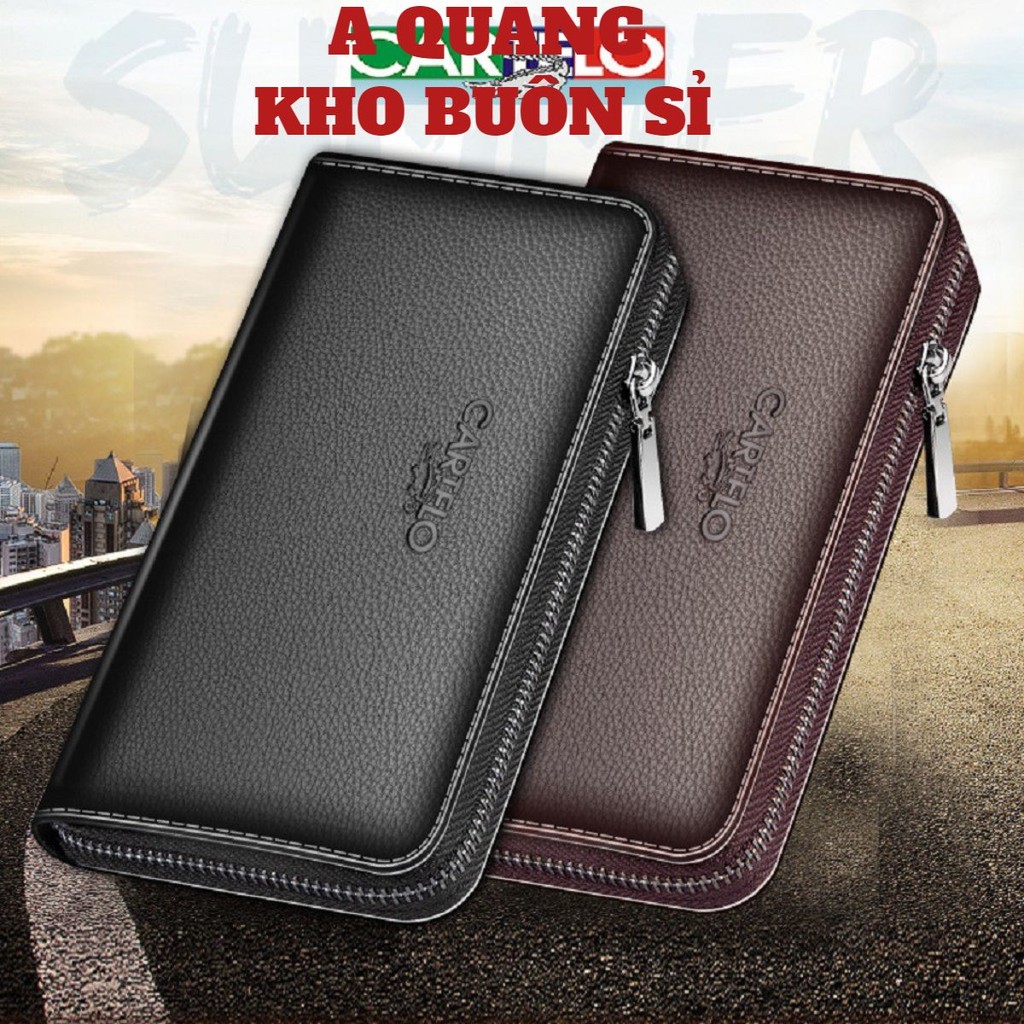 Ví nam đẹp đựng tiền cầm tay nhiều ngăn thời trang cao cấp GG-1000