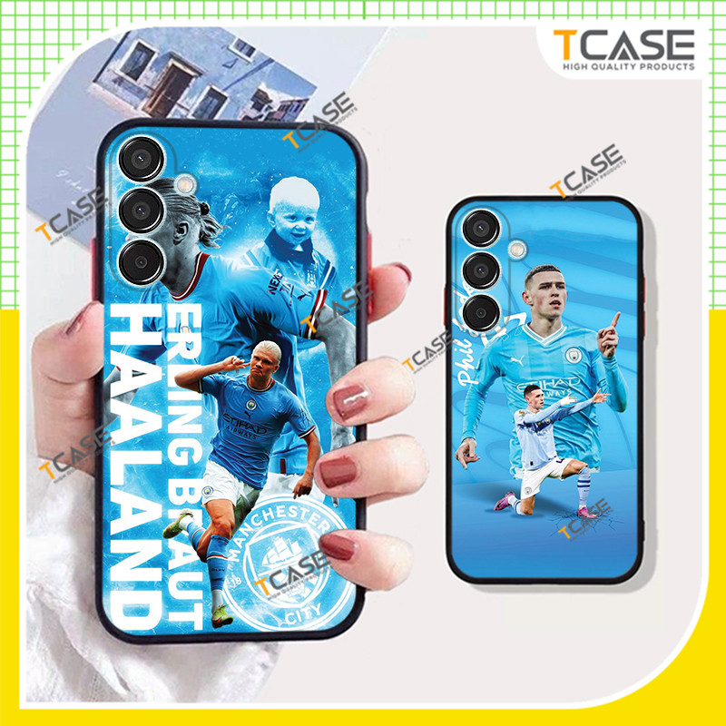 Ốp lưng Samsung M15 5G, Samsung F15 5G in hình HAALAND và FODEN Ốp chống sốc - Tcase