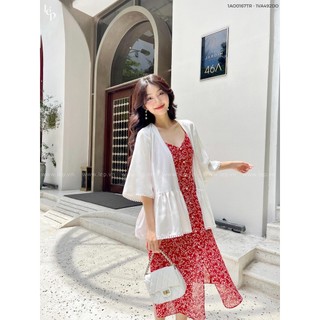 Áo Kimono phối ren 1AO0167TR Lep'
