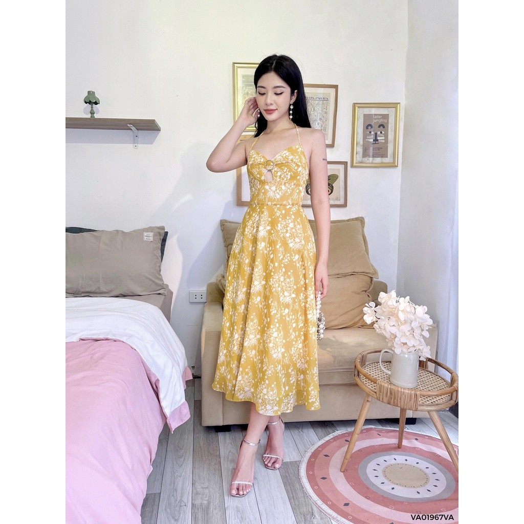 Váy 2 dây hở eo 1VA01967VA Lep'