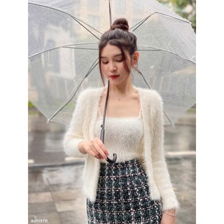 Set áo len lông thỏ freesize_1AO115_Lep'