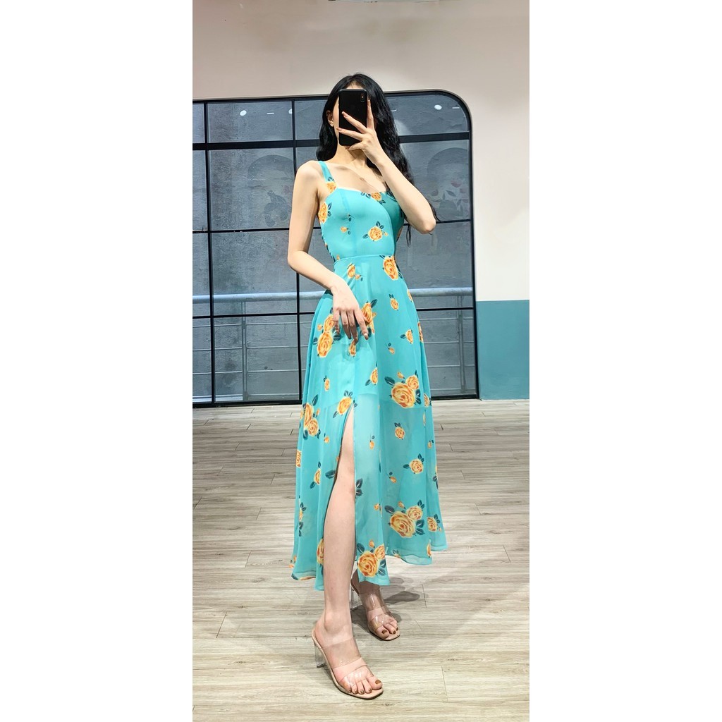 Váy 2 dây đan lưng_1VA866XL_Lep'