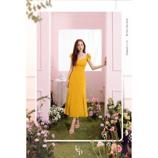 Váy hở vai xẻ tà_3LV083VA_Lep'