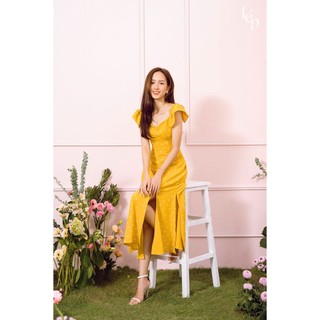 Váy hở vai xẻ tà_3LV083VA_Lep'