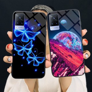 Ốp Lưng VIVO V20, V21 5G mặt lưng cường lực chống bể chất lượng, cao cấp, sáng bóng