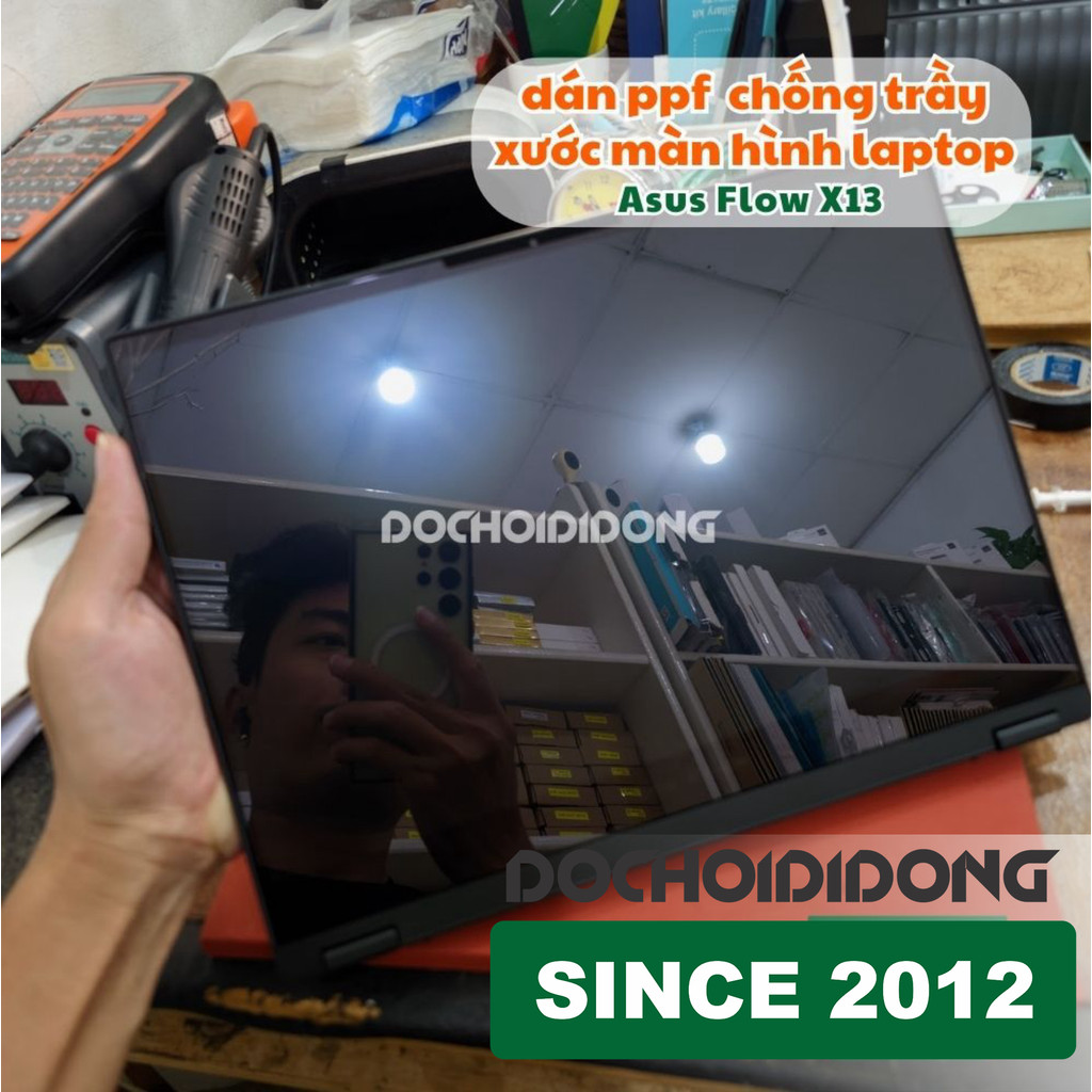 Miếng dán PPF  Laptop Asus Flow X13 trong, nhám, đổi màu cao cấp