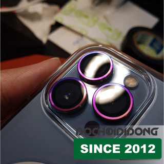 Dán Cường Lực Camera IPhone 13 Pro / 13 Pro Max - Samsung Galaxy S23 Ultra Hoda Sapphire Viền Màu