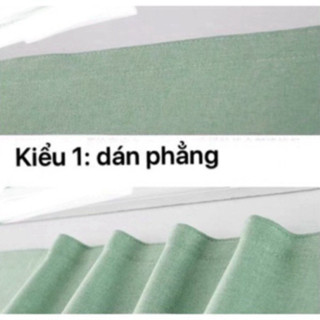  RÈM DÁN TƯỜNG KHỔ C95x  Ngang 1M4 1M9  Rèm dán bếp tủ kệ Rèm che bằng vải canvas dày dặn 