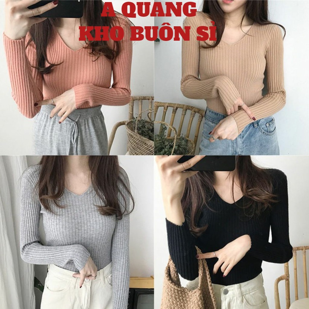 Áo len tăm lông cừu Quảng Châu