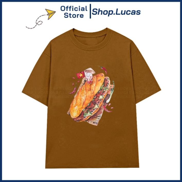 Áo Thun In Hình BÁNH MÌ VIỆT NAM Món Ăn Ẩm Thực Văn Hoá Việt Unisex Mẫu Trái Ớt UT