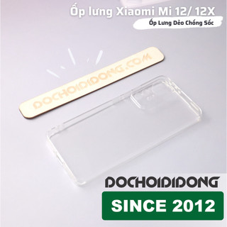 Ốp Lưng Dẻo Trong Suốt Cho Xiaomi Redmi 12 / 12X Chống Sốc Bảo Vệ Camera và Cổng Sạc