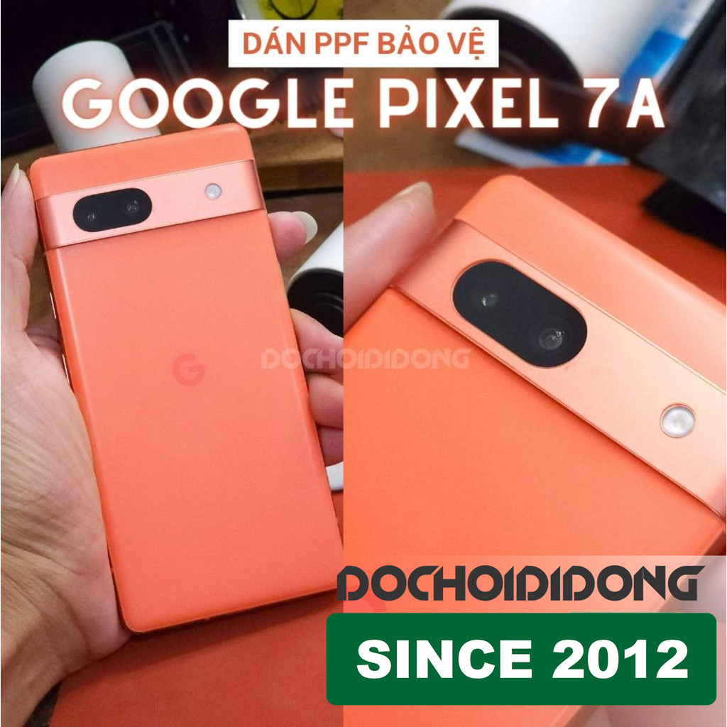 Miếng dán PPF  Google Pixel 7A trong, nhám, đổi màu cao cấp