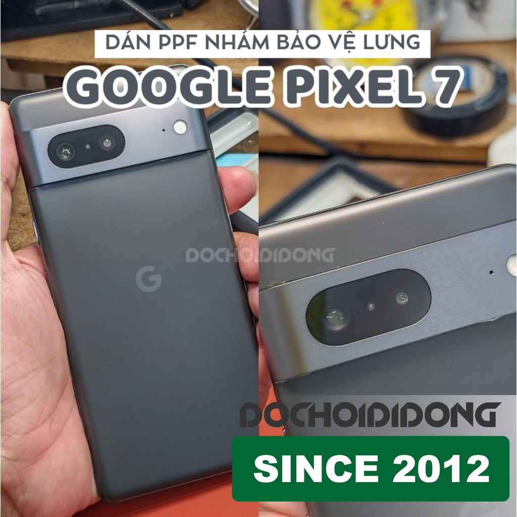 Miếng dán PPF  Google Pixel 7 trong, nhám cao cấp