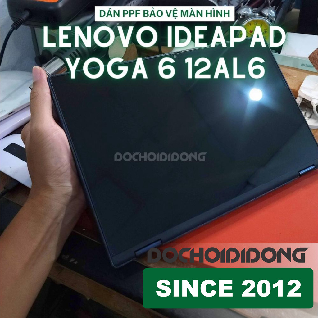 Miếng dán PPF  Laptop Lenovo IdeaPad Yoga 6 13AL6 trong, nhám, đổi màu cao cấp