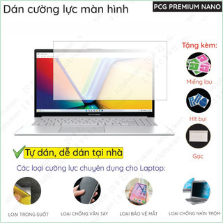 Dán màn hình cường lực laptop Asus Vivobook Go 15 E1504FA/ Vivobook Go 14 (E1404) nano dẻo trong, nhám chống vtay