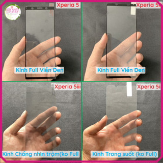 Kính cường lực Sony Xperia 5/ 5ii/ 5 iii/ 5 IV (5 mark 4, 5 mark 3, mark 2, mark 1) full màn,trong suốt, chống nhìn trộm