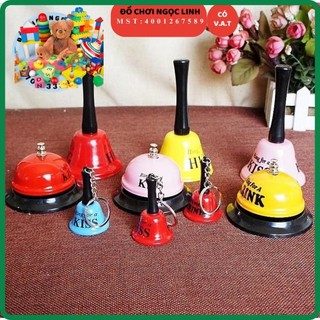 Chuông bấm & Chuông lắc (size lớn) màu Mầm Non