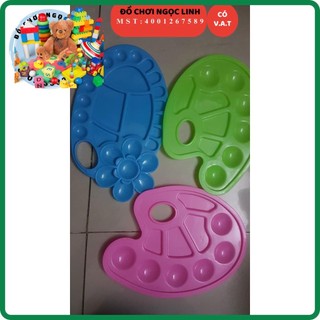 Khay pha màu vẽ hoa mận 10 ô [size lớn]