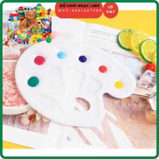 Khay pha màu vẽ hoa mận 10 ô [size lớn]