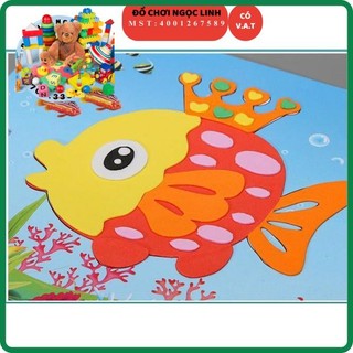Tranh dán xốp khổ a4