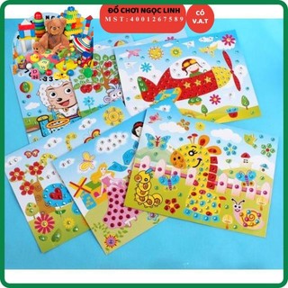 [GIÁ SỈ HCM] Combo 10 Tranh đính đá cho bé