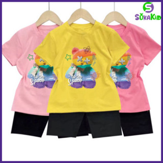  Bộ đồ bé gái hình gấu nhiều màu sắc 6kg - 30kg.BDBG89. 