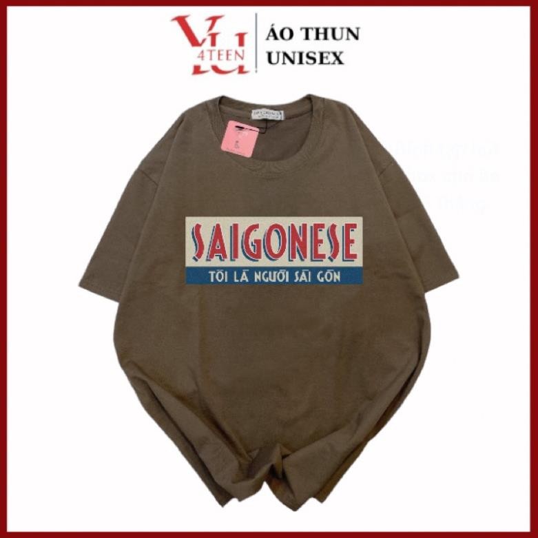 Áo Thun PHÔNG UNISEX in Decal du lịch travel VIỆT NAM VIETNAM SÀI GÒN SAIGONESE tour UT