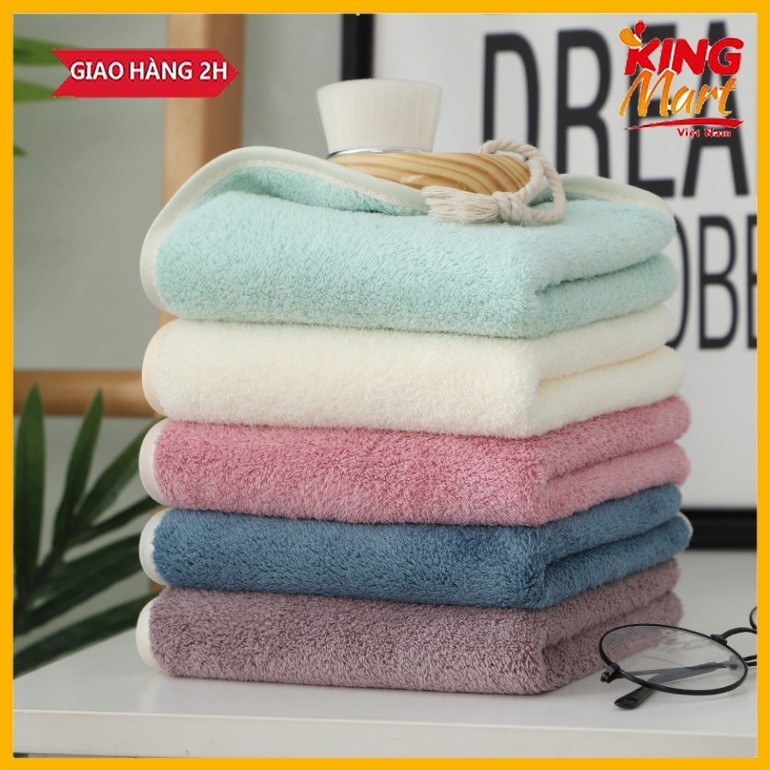 [MUA NGAY VỚI GIÁ RẺ] Khăn Mặt Hàn Quốc 50x30cm Siêu Thấm, siêu bền