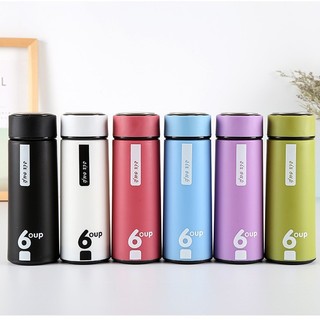Bình Nước Chống Nóng  6oup 450ml (Giao màu ngẫu nhiên)(Kingmart68)
