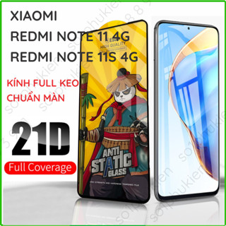 Kính cường lực full màn Xiaomi Redmi note 11 4G / note 11s 4G (2022) chuẩn đẹp, bền, tặng đầy đủ phụ kiện